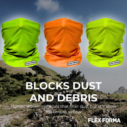 3Pack Multipurpose Neck Gaiters (Solid Colors)