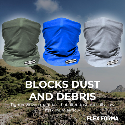 3Pack Multipurpose Neck Gaiters (Plain Colors)