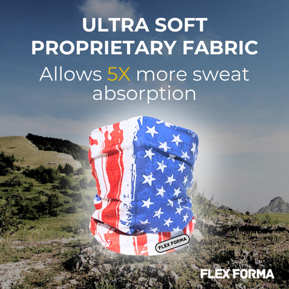 Patriotic Cooling Neck Gaiter (Red)