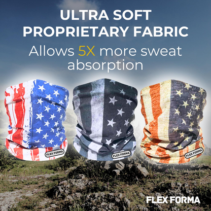 3Pack Multipurpose Neck Gaiters (Patriotic)