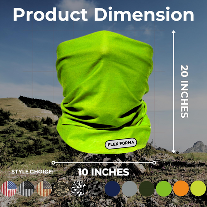 Vibrant Cooling Neck Gaiter (Light Green)
